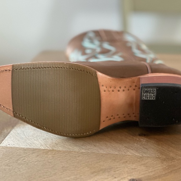 Macie Bean Brand New Leather Cowgirl Boots Size 9 - Picture 8 of 8